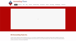 Desktop Screenshot of dnaccountingtaxes.com