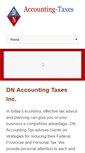 Mobile Screenshot of dnaccountingtaxes.com