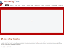 Tablet Screenshot of dnaccountingtaxes.com